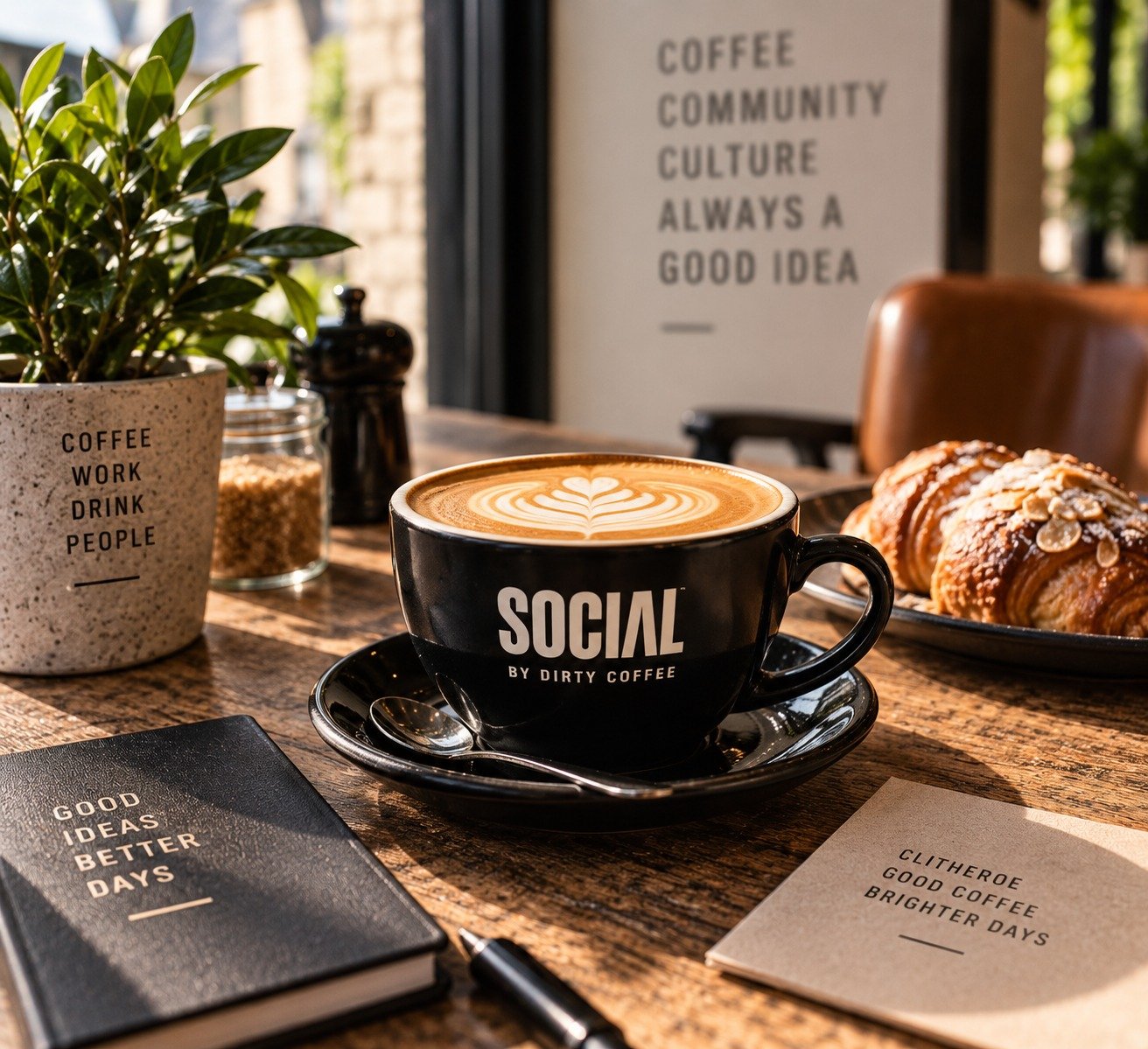 COFFEE FIRST.