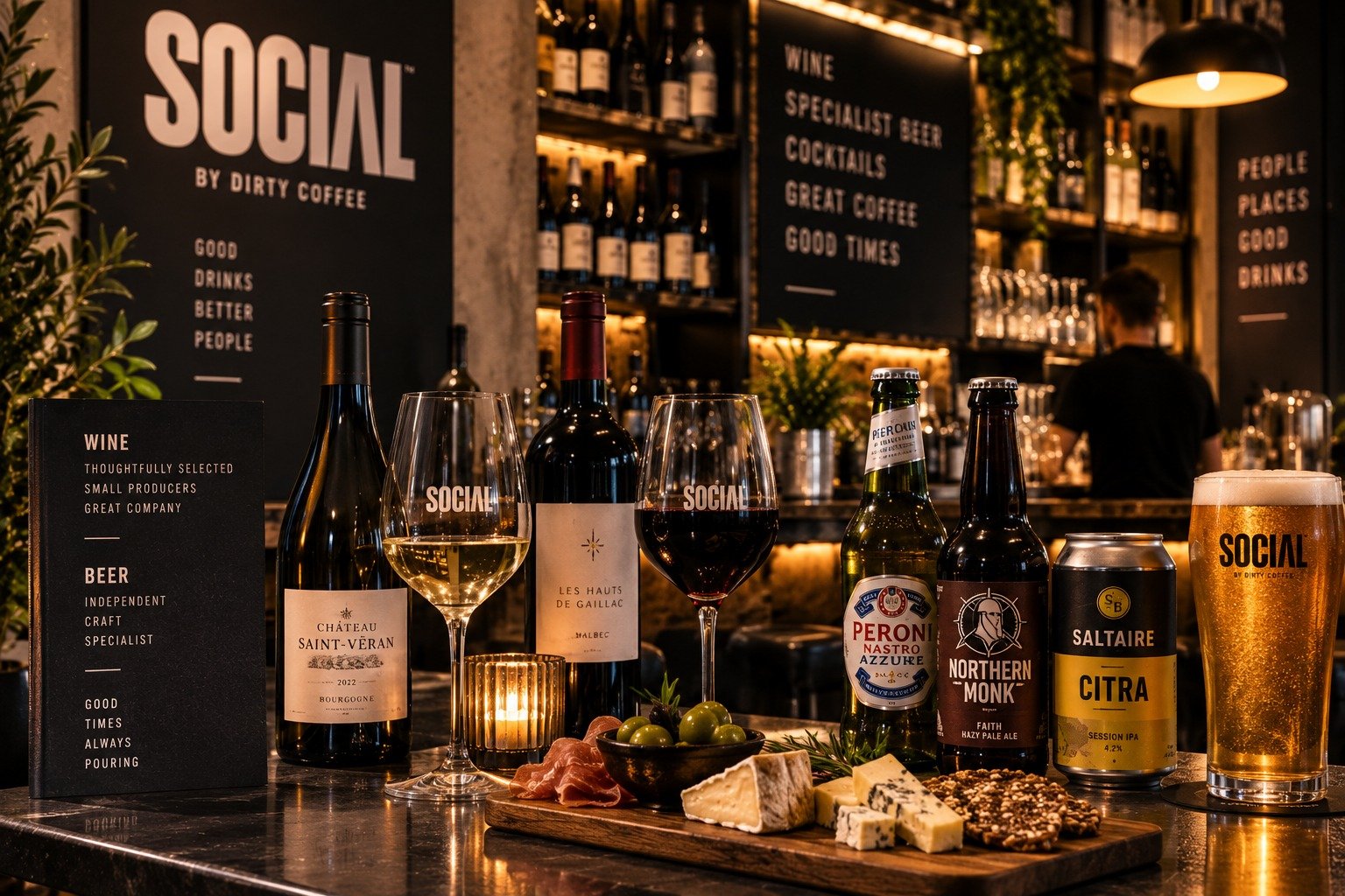 WINE / BEER.