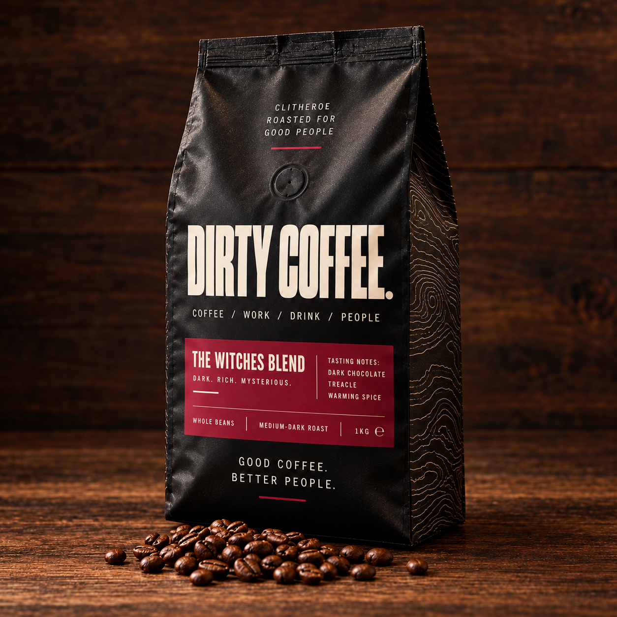 The Witches Blend three-quarter.